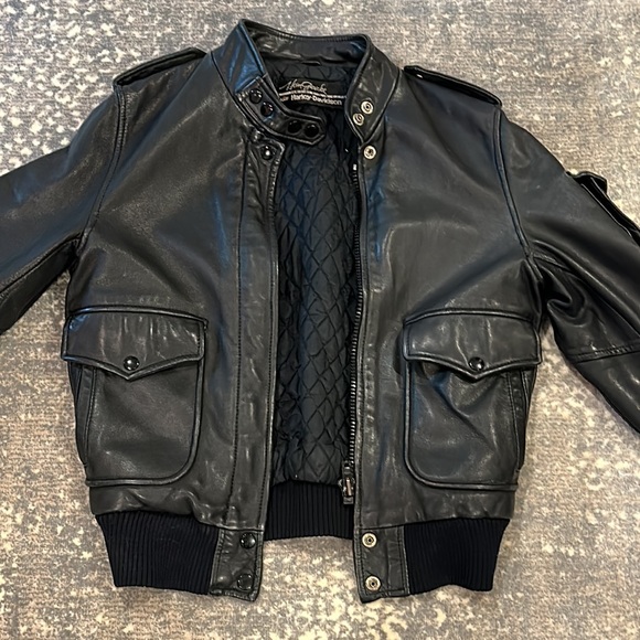 Harley-Davidson Jackets & Blazers - HARLEY DAVIDSON LEATHER JACKET BY HEIN GERICKE AMF EXCLUSIVE BLACK